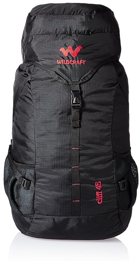 Wildcraft 45 Ltrs Black Rucksack